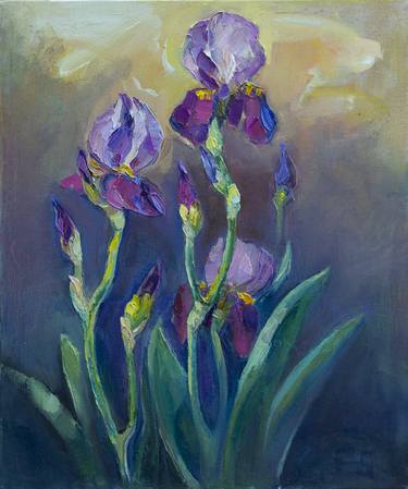 Original Expressionism Floral Paintings by Arus Pashikyan