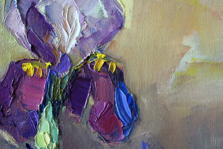 Original Expressionism Floral Painting by Arus Pashikyan