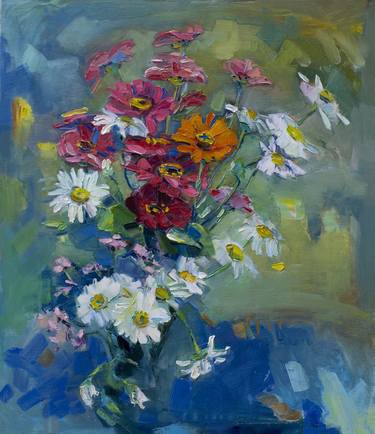 Original Impressionism Floral Paintings by Arus Pashikyan