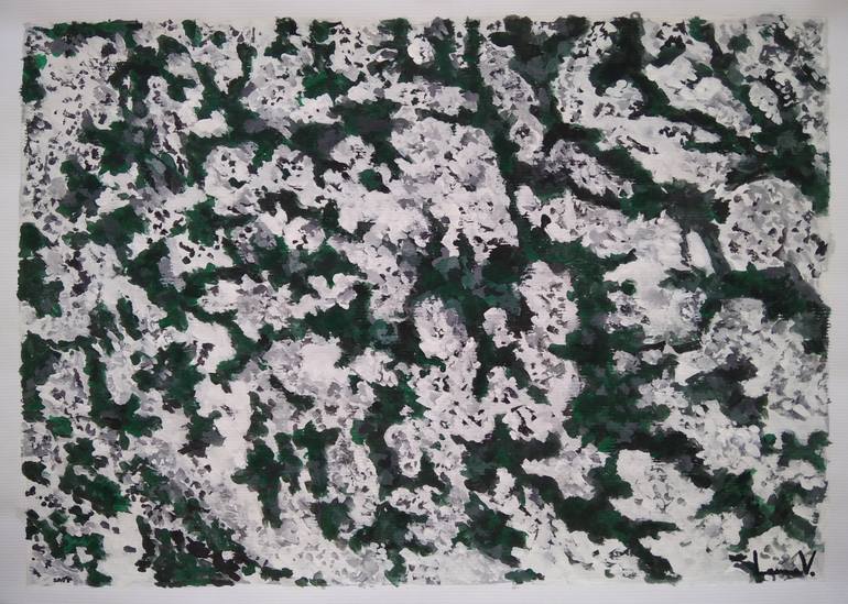 Original Abstract Expressionism Abstract Painting by Lanav Art