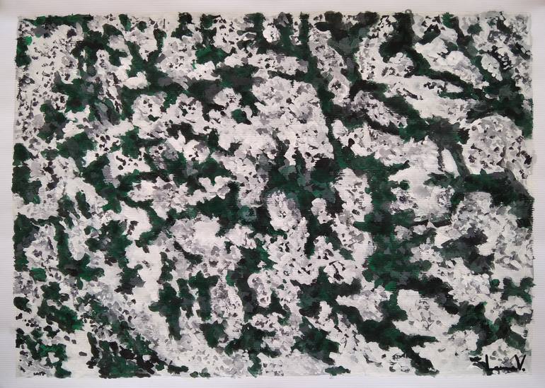 Original Abstract Expressionism Abstract Painting by Lanav Art