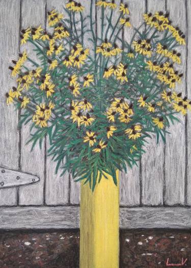 Yellow Flowers In a Vase ( Black-eyed Susan) thumb