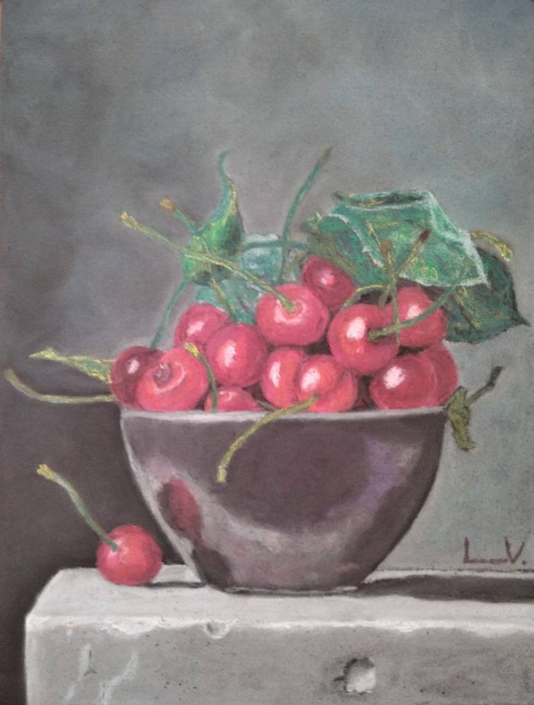 Original Food Painting by LanaV Art