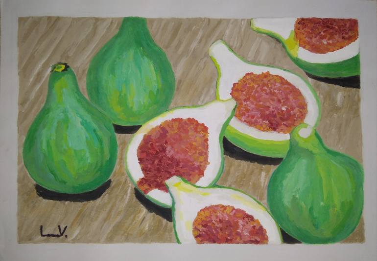 Original Impressionism Food Painting by LanaV Art