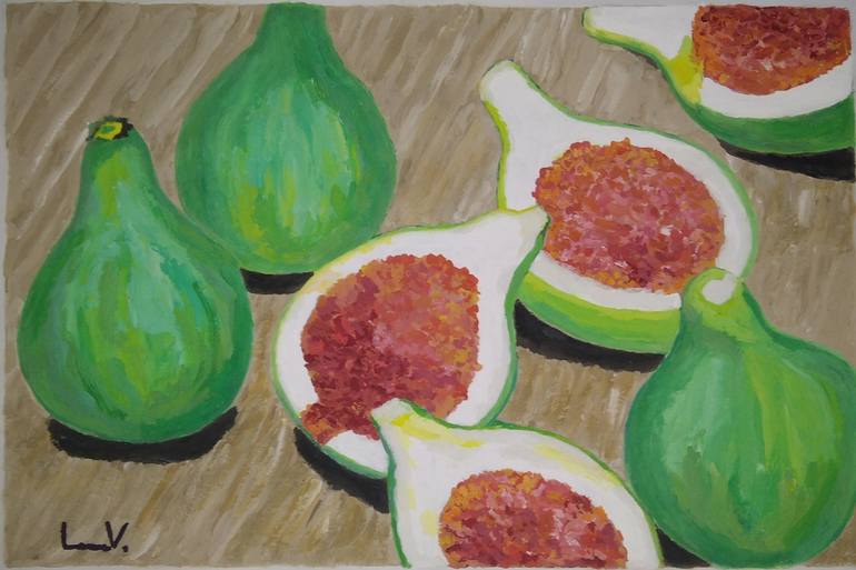 Original Impressionism Food Painting by LanaV Art