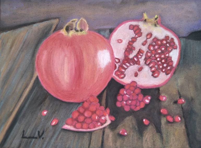 Original Art Deco Still Life Painting by Lanav Art