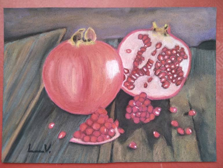 Original Art Deco Still Life Painting by Lanav Art