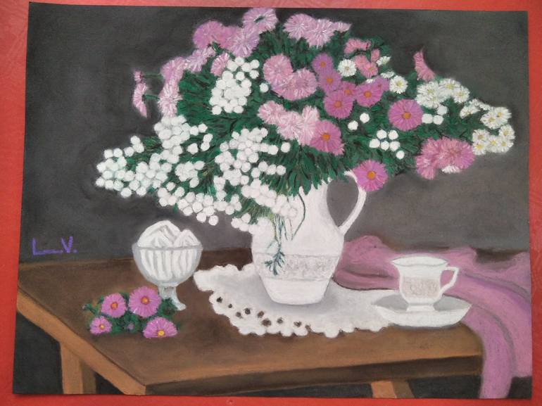 Original Floral Painting by LanaV Art