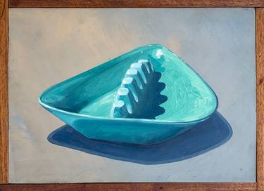 Life painting of an anholt boomerang ashtray thumb