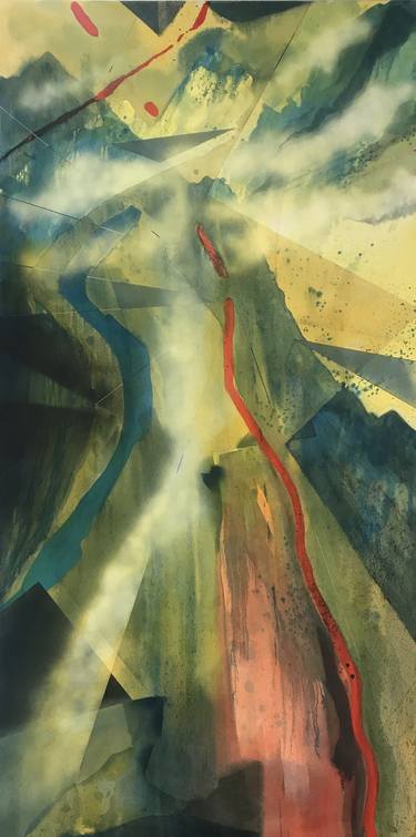 Print of Abstract Landscape Paintings by Stuart Jones