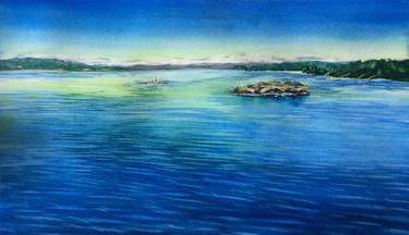 Original Realism Seascape Painting by Cam  Wilson