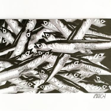 Original Figurative Fish Drawings by Jorge Raich
