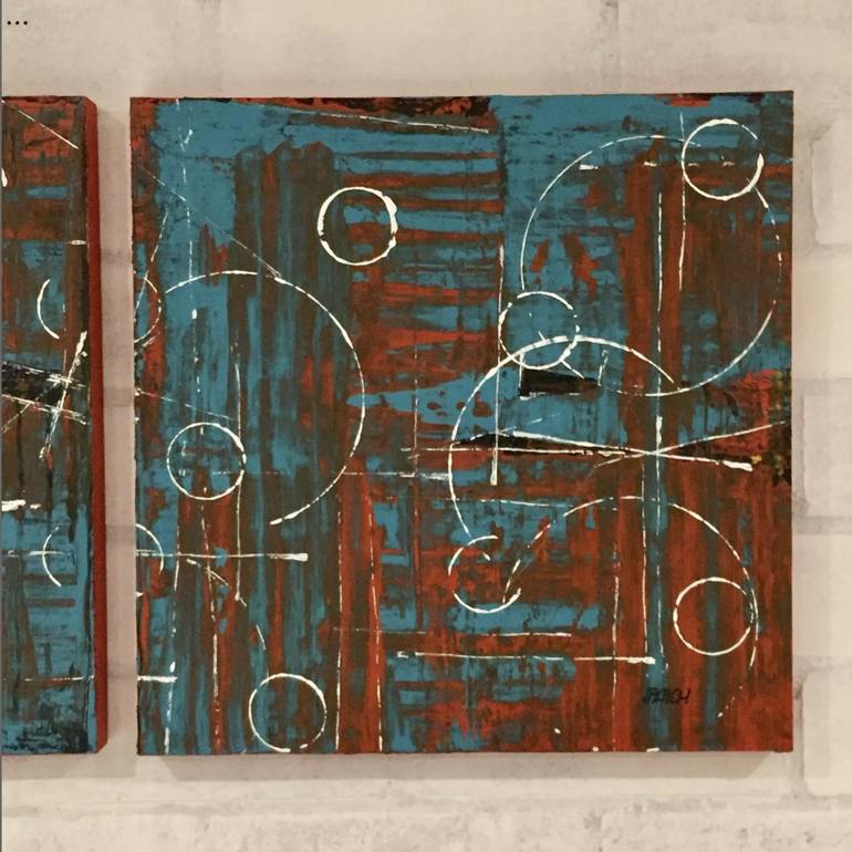 Original Abstract Painting by Jorge Raich