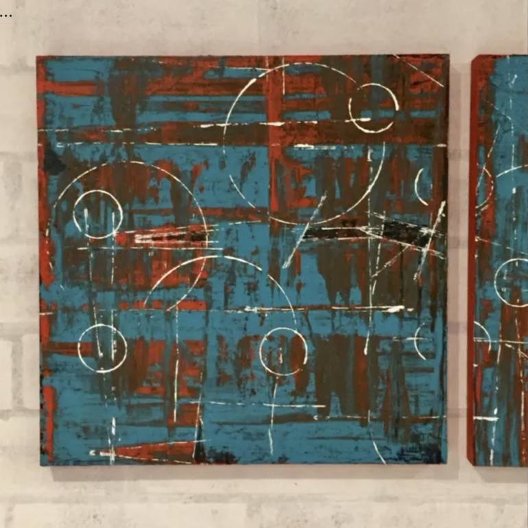 Original Abstract Painting by Jorge Raich