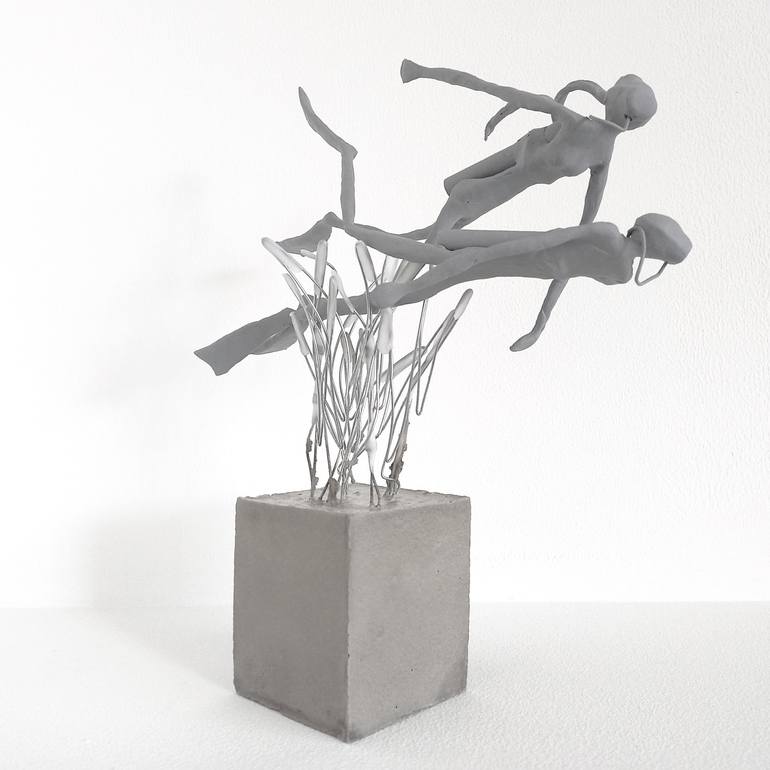 Original Figurative People Sculpture by Jorge Raich