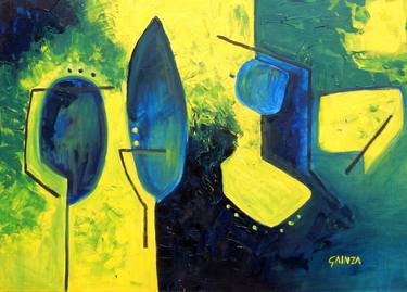 Original Abstract Paintings by Pato Gainza