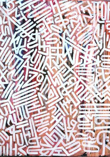 Print of Conceptual Calligraphy Paintings by Anastasia Molot