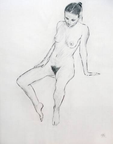 Original Figurative Nude Drawings by Philip Smeeton