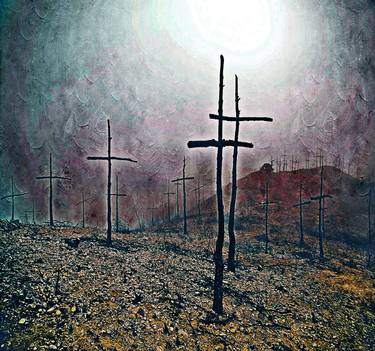 Cemetery of crosses. - Limited Edition of 1 thumb