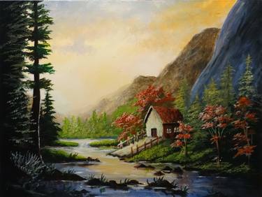 Original Landscape Painting by Khaled Kodsy