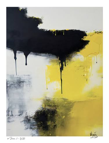 Original Abstract Expressionism Abstract Paintings by Marc Leforestier 