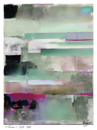 Original Abstract Expressionism Abstract Paintings by Marc Leforestier 