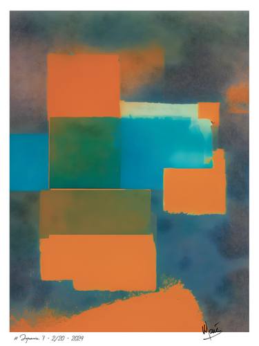 Original Abstract Expressionism Abstract Paintings by Marc Leforestier 