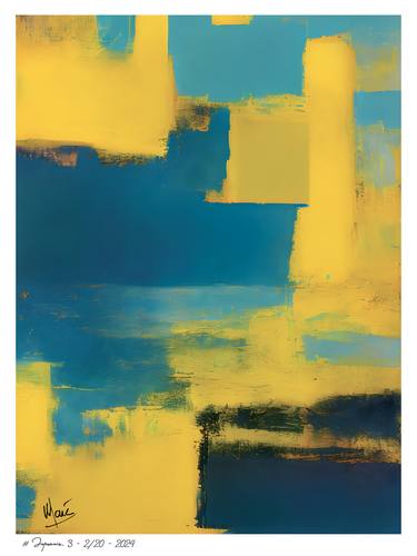 Original Abstract Expressionism Abstract Paintings by Marc Leforestier 