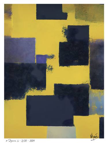 Original Abstract Expressionism Abstract Paintings by Marc Leforestier 