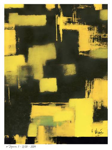 Original Abstract Expressionism Abstract Paintings by Marc Leforestier 