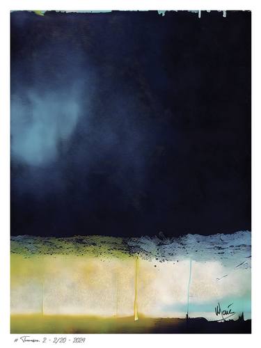 Original Abstract Expressionism Abstract Paintings by Marc Leforestier 