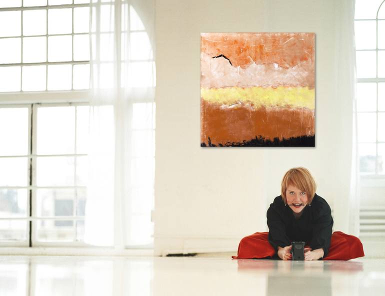 Original Abstract Expressionism Abstract Painting by Marc Leforestier