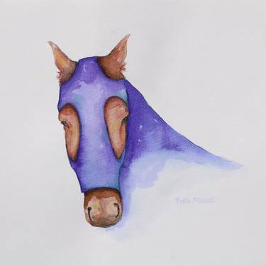 Original Figurative Horse Paintings by Teresita Zambruno