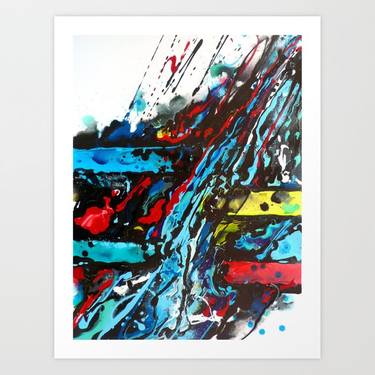 Original Abstract Expressionism Abstract Paintings by ラボストラフ lvstrv