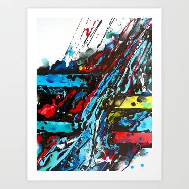 Original Abstract Paintings by ラボストラフ lvstrv