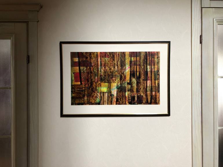 Original Abstract Painting by Asein Dzhumabekov