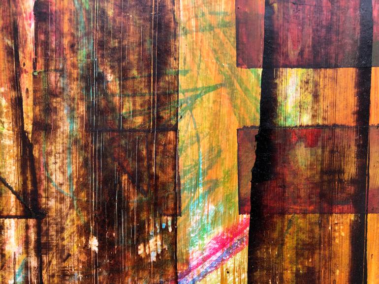 Original Abstract Painting by Asein Dzhumabekov