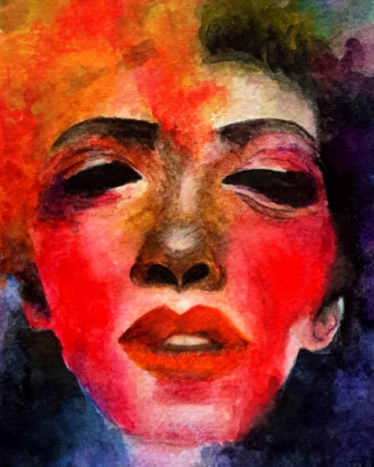 Abstract Watercolor Portrait. Painting By Ashita Painting By Ashita Mohile | Saatchi Art