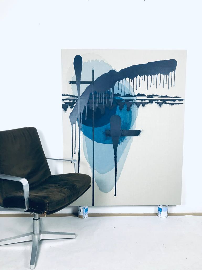 Original Abstract Expressionism Abstract Painting by Jordi Sarrate