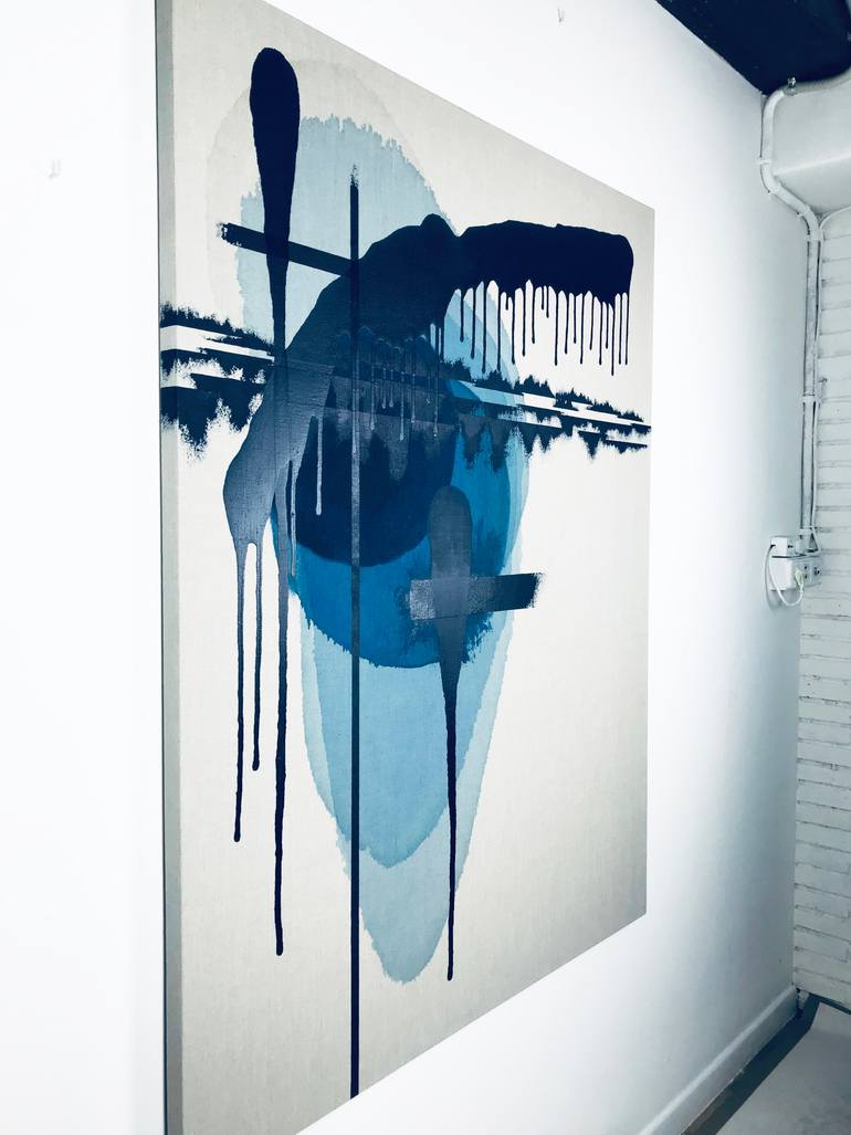 Original Abstract Expressionism Abstract Painting by Jordi Sarrate