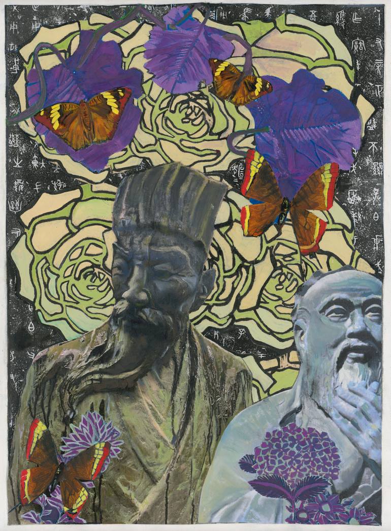 Original Classical Mythology Mixed Media by Carol Anne Jones | Conceptual Art on Fine Art Paper | The Way