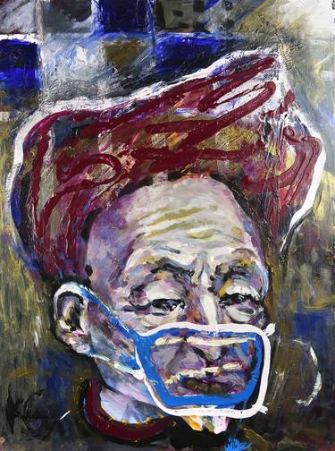 Print of Expressionism Portrait Paintings by Kate Glowinski