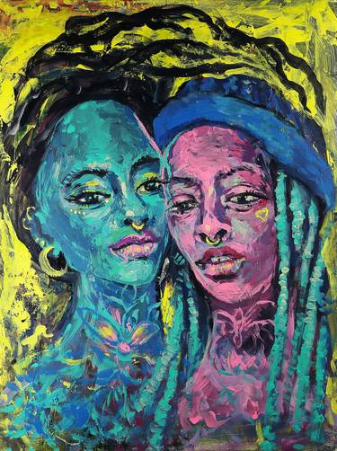 Print of Expressionism People Paintings by Kate Glowinski