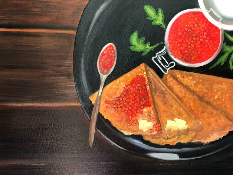 Breakfast Of Aristocrat Painting by Svitlana Dziuba Saatchi Art