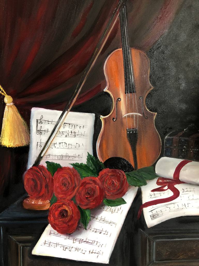 Original Realism Still Life Painting by Svitlana Dziuba