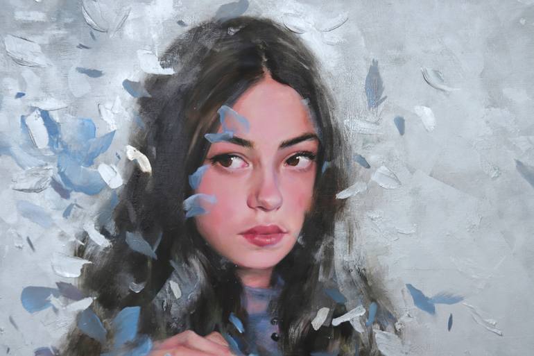 Original Figurative Portrait Painting by Anna Maiko