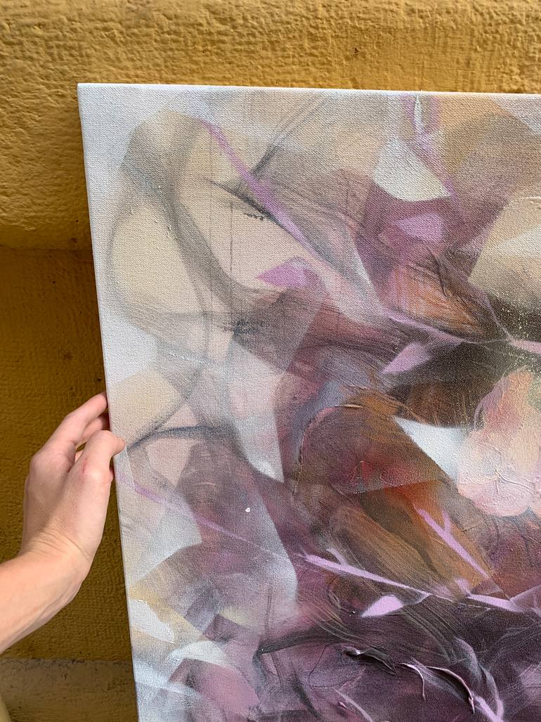 Original Abstract Floral Painting by Anna Maiko