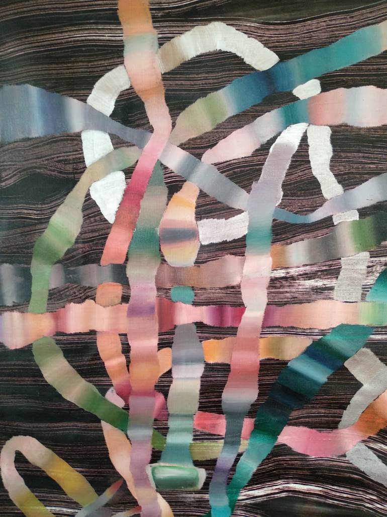 Original Abstract Expressionism Abstract Painting by Irene Di Amore