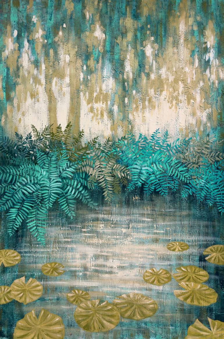 Original Abstract Landscape Paintings by Ekaterina Prisich