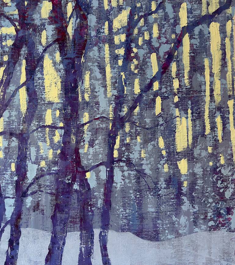 Original Abstract Landscape Painting by Ekaterina Prisich